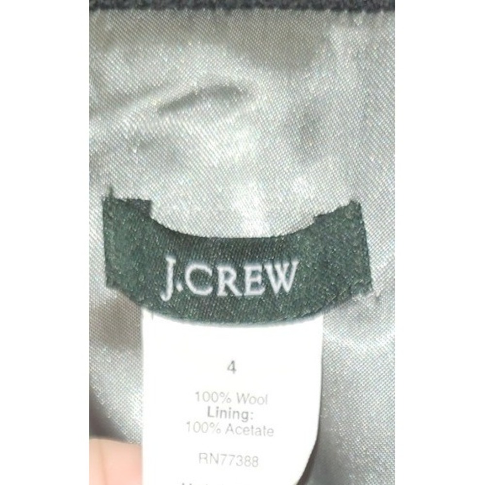 VTG J.Crew Robert Noble Scottish‎ Wool Herringbone Blazer Black Pink Pheasant - Picture 4 of 8